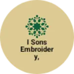 Business logo of I Sons Embroidery,