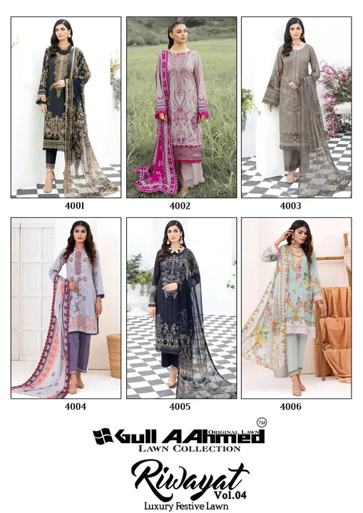 Heavy lawn cotton with karachi print uploaded by business on 10/23/2023