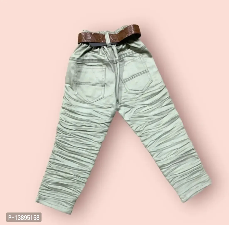 Kids Baby Boy  Boy Cotton Printed Jeans uploaded by Best deal on 10/23/2023