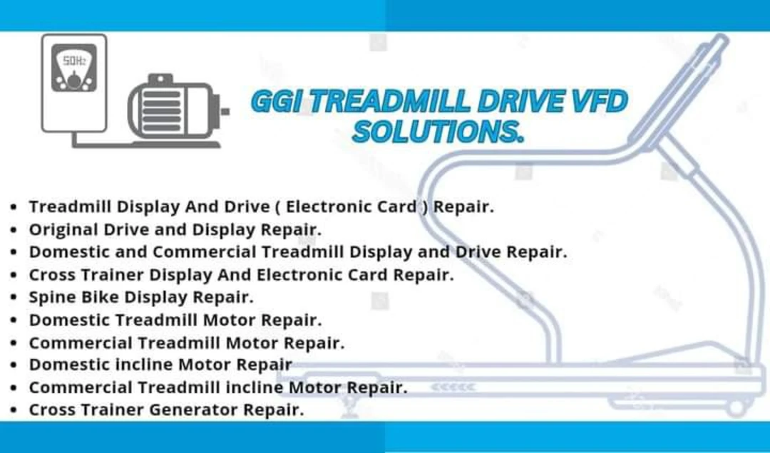 Visiting card store images of GGI TREADMILL DRIVE VFD SOLUTION 