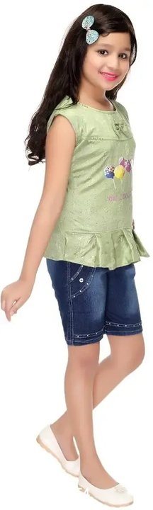 *SFC FASHIONS Girls Chiffon Casual Top and Jeans Clothing Set uploaded by Best deal on 10/23/2023