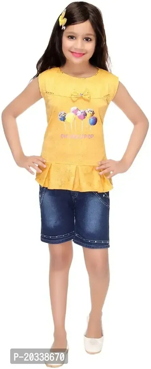 *SFC FASHIONS Girls Chiffon Casual Top and Jeans Clothing Set uploaded by Best deal on 10/23/2023