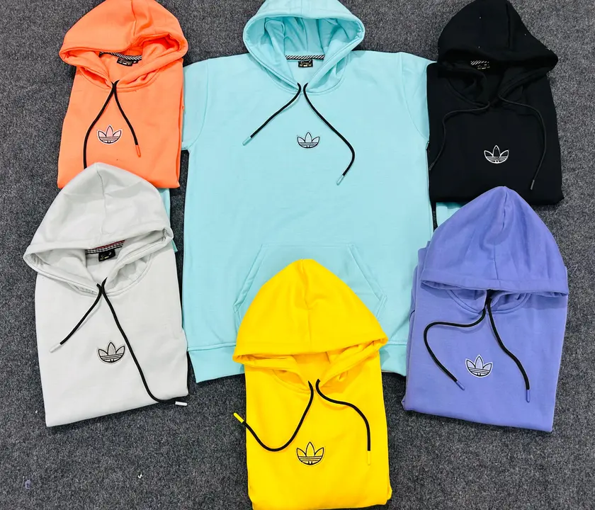 Brand :- Adidas 
Size l xl xxl 
Fabric :- Airjet fleece 
Gsm :- 300 
Set 18 pcs 
Colour 6
Heavy adid uploaded by K.KALIA APPARELS  on 10/23/2023