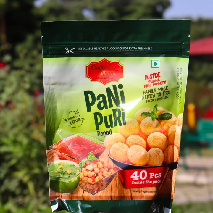 andmade Pani Puri Pellets | Premium Papad Fryums - 40 Pcs | Ready To Fry uploaded by business on 10/23/2023