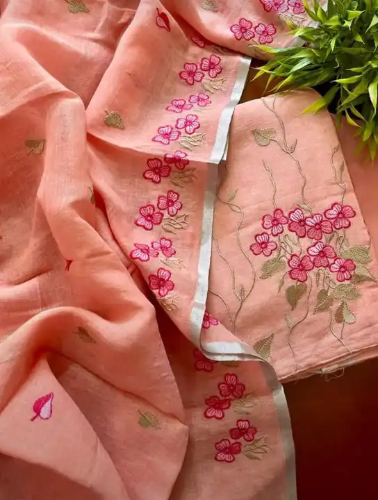 Ms embroidery suit uploaded by  bhagalpuri silk saree on 10/23/2023