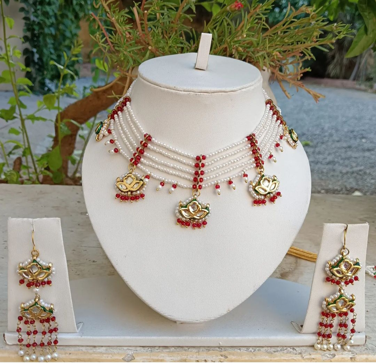 Handmade Necklace Jewellery set  uploaded by business on 10/23/2023