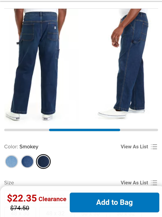 Men's Baggy jeans  uploaded by business on 10/23/2023