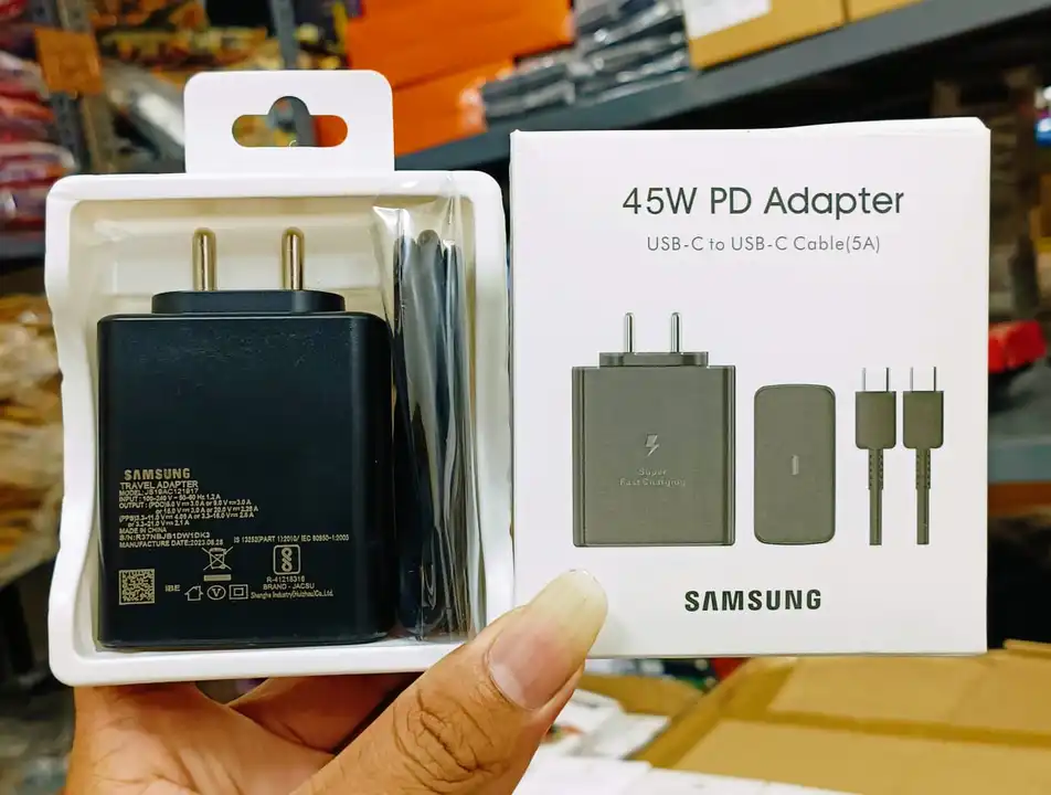 Samsung 45w pd charger type c  uploaded by B.R. ENTERPRISES  on 10/23/2023