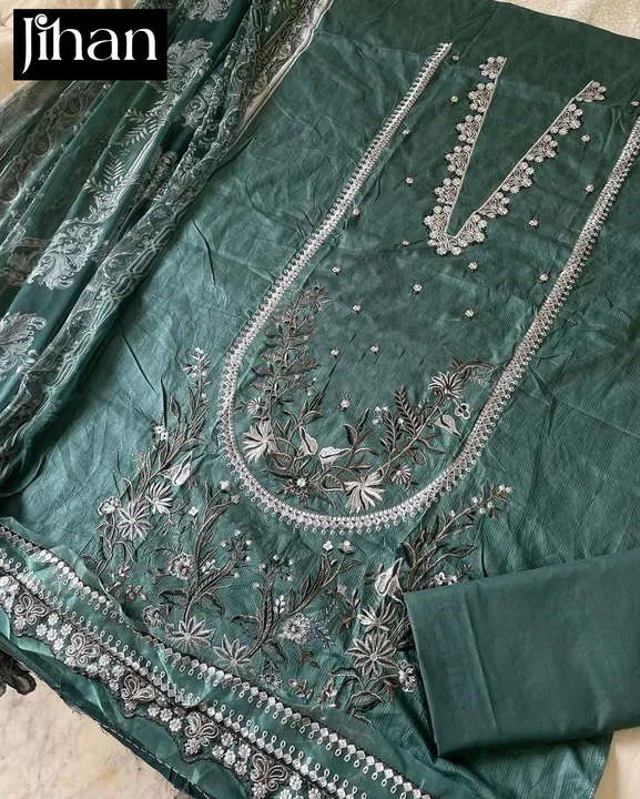 Pakistani Embroidery Heavy Work Suit  uploaded by business on 10/23/2023