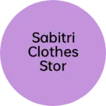 Business logo of Sabitri clothes stor
