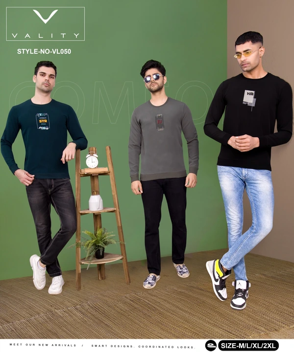 VALATY Men's Sweatshirt  uploaded by Maharashtra trading company on 10/24/2023