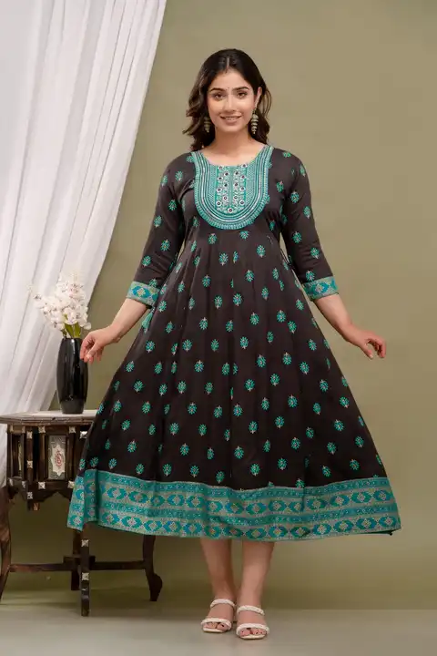 Rayon Printed Kurtis uploaded by business on 10/24/2023