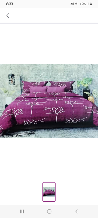 Best quality  ki badsheet whit Pillow Covers  uploaded by Bedsheet wholesale on 10/24/2023