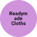 Business logo of Readymade cloths
