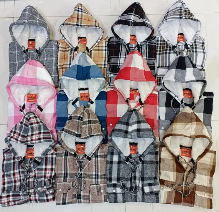 Checkered Hoodie Shirt uploaded by business on 10/24/2023