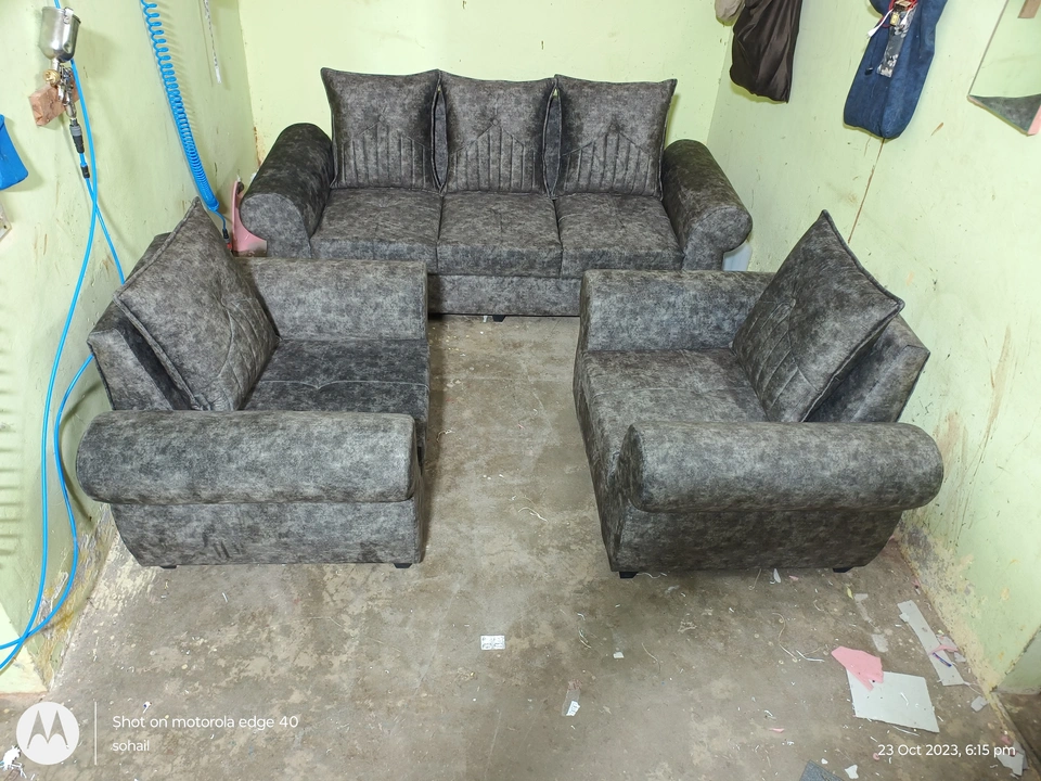 3+1+1 sofa set  uploaded by Sk furniture crafter on 10/24/2023