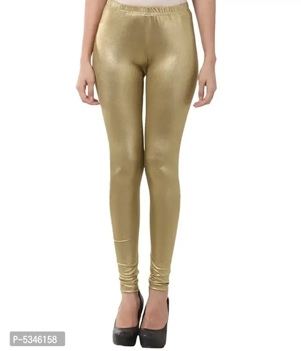 Women's Solid Cotton Spandex Leggings uploaded by business on 10/24/2023