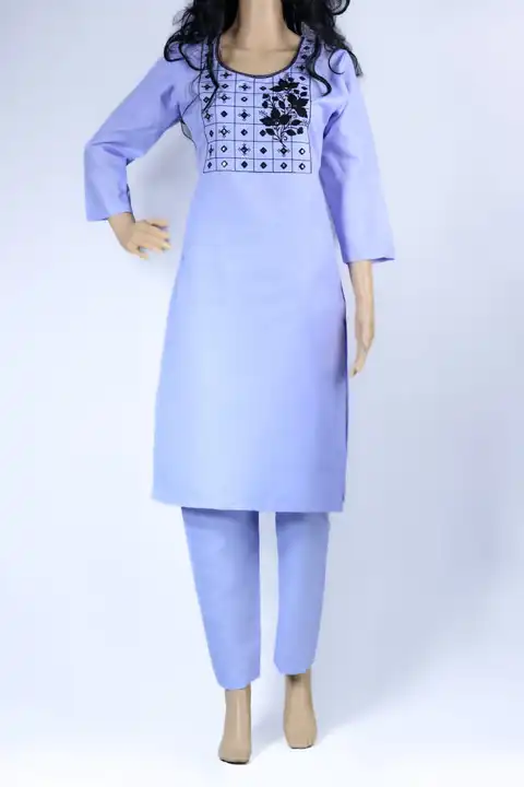 Embroidery cotton Kurti Pant  uploaded by The Indian Shop  on 10/24/2023