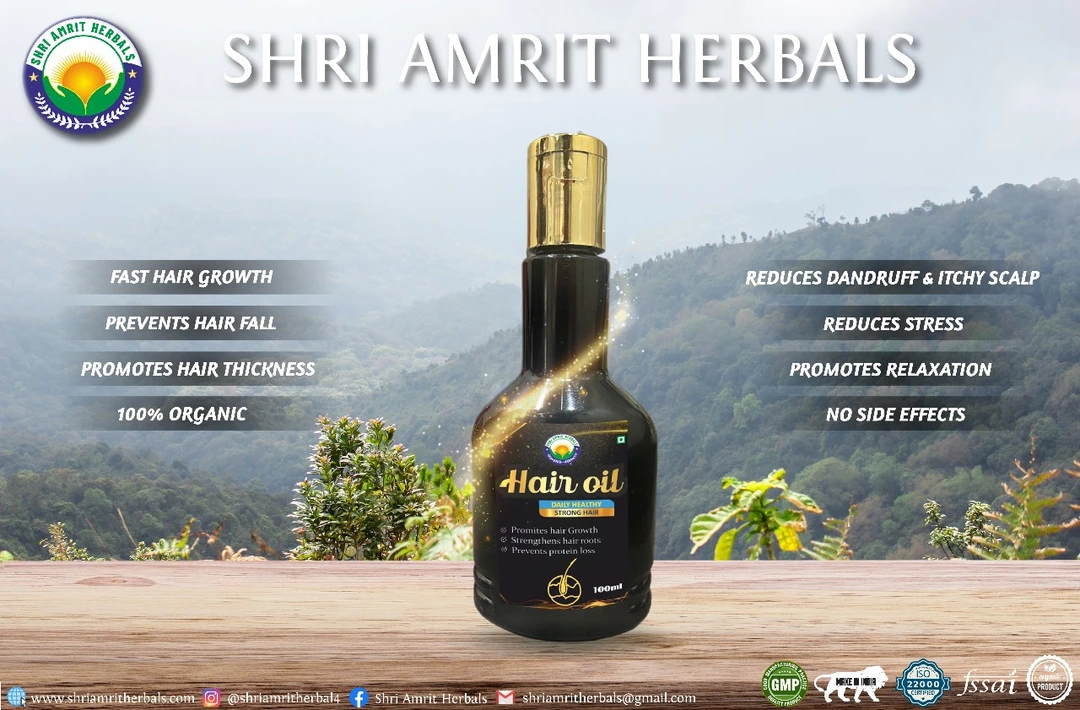 Hair oil  uploaded by Shri Amrit herbals on 10/25/2023