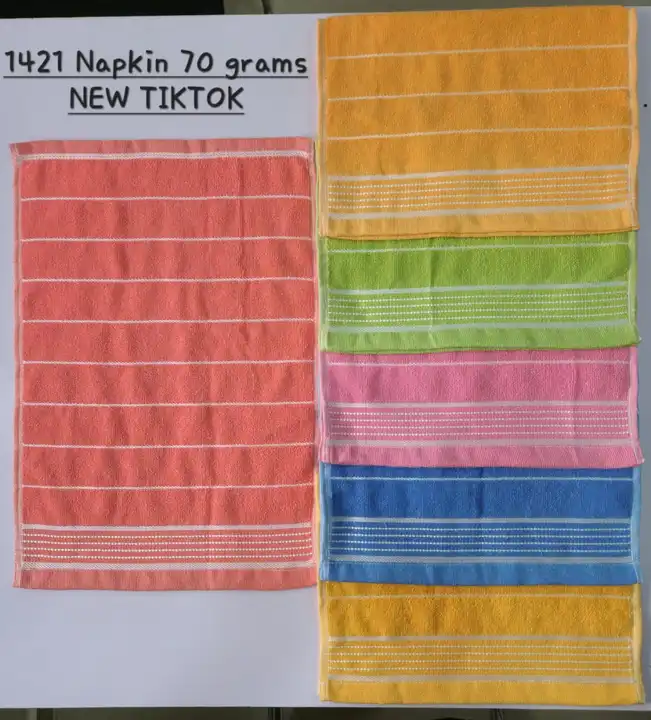 Hand towel size 14/21 uploaded by Shivyogi Traders on 10/25/2023