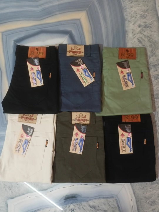 Cotton pants (sartin)(²in)(dobi) uploaded by RAJHIT cotton Cargo  on 10/25/2023