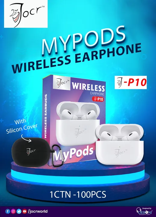 J-P10 Mypods wireless Earbuds  uploaded by Mobile accessories on 10/25/2023