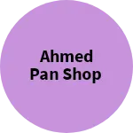 Business logo of Ahmed pan shop