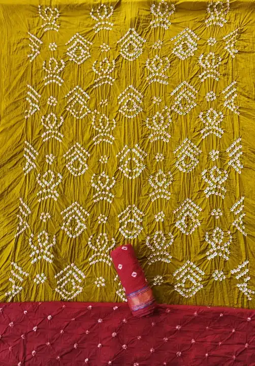 bandhej dress material uploaded by JAY K ART on 10/25/2023