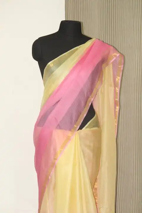 Silk saree soft color uploaded by business on 10/25/2023