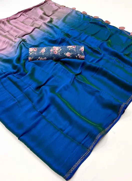 Velvet chiffon saree  uploaded by business on 10/25/2023