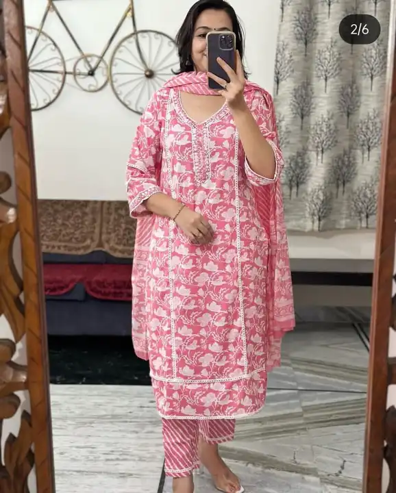 Kurta pant and dupatta set  uploaded by Aleexa Outlet on 10/26/2023