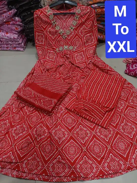 Alia Cut printed 3 pcs suit set uploaded by Kumawat Enterprises on 10/26/2023
