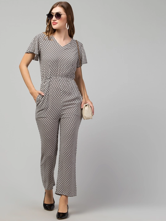 Jumpsuit with cotton geometry print uploaded by Shri man singh export on 10/26/2023