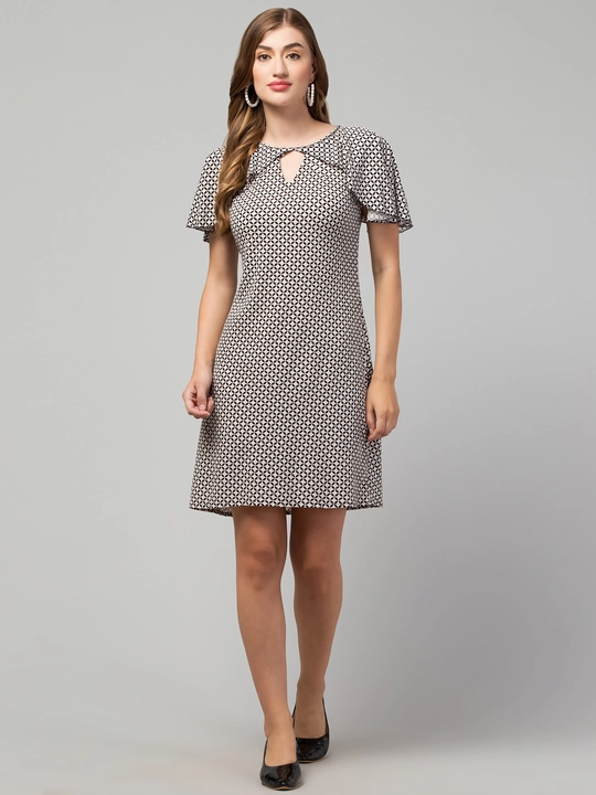 Otton dress with geometry print uploaded by business on 10/26/2023