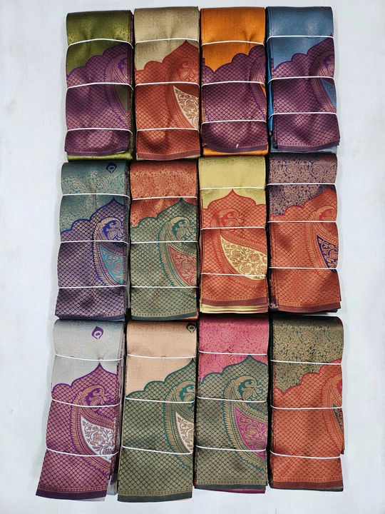Post image Top dyed  border sarees