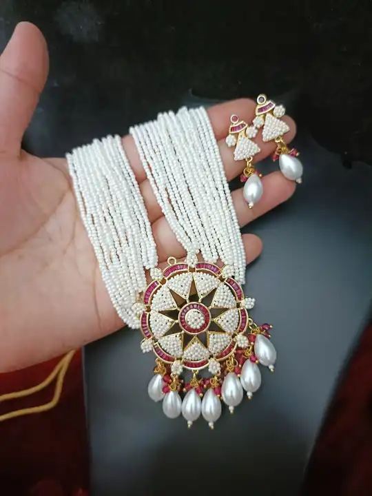 Polki Kundan necklace set  uploaded by business on 10/26/2023