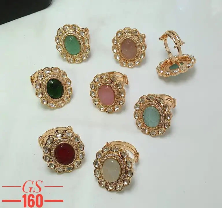 Kundan finger ring  uploaded by Sb designs on 10/26/2023