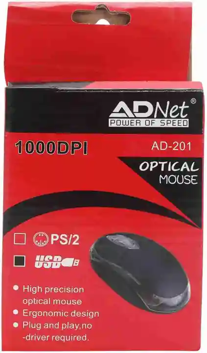 Adnet USB Mouse  uploaded by Shree Ram Ji Computer's & Electronics on 10/26/2023