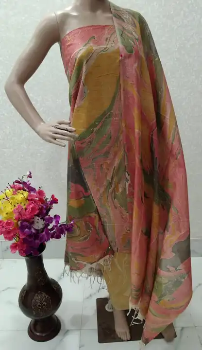 Katan silk suit  uploaded by Harsh textile on 10/26/2023