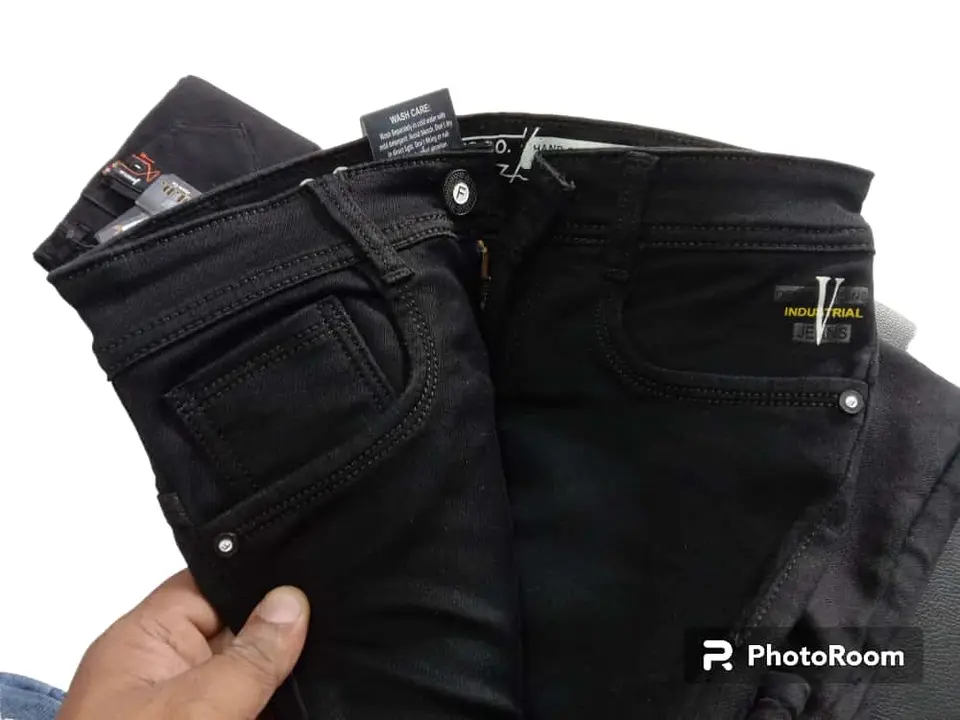 Niting fabric black jeans  uploaded by Sakshi collectuon on 10/26/2023