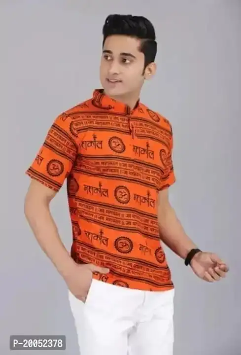 Mahakal Cotton Short Sleeve Shirt for Man And Boys uploaded by PHOENIX  on 10/26/2023