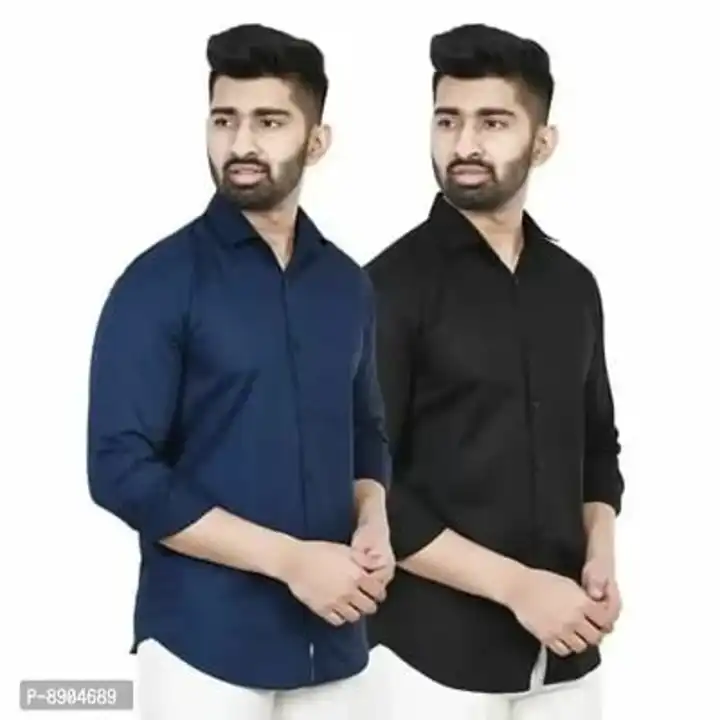 Trendy Men Cotton Slim Fit Shirt Pack of 2 uploaded by PHOENIX  on 10/26/2023