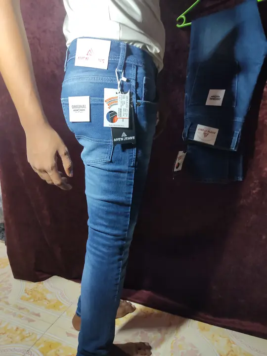 Men jeans uploaded by AHEN JEANS on 10/26/2023
