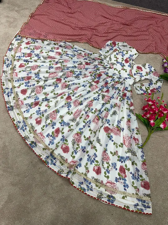 Anarkali gown with dupatta  uploaded by VINAYAK desinger  on 10/27/2023