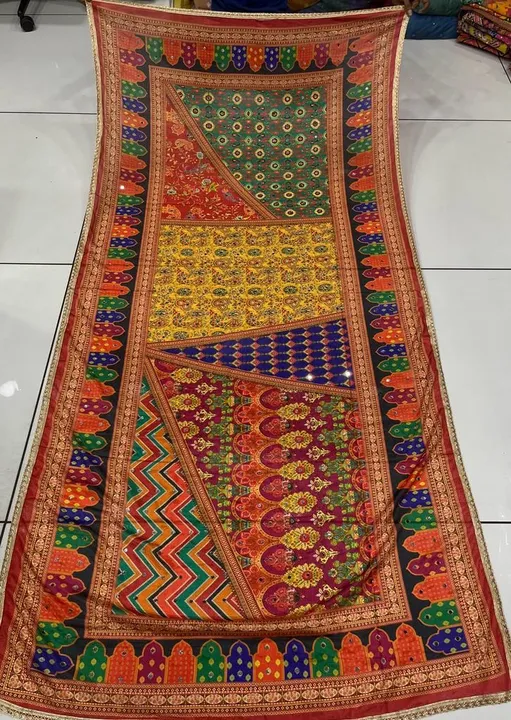 Post image 🌹 *Pakistani duppata*

🤙🤙🤙🤙🤙🤙🤙
Fabric - heavy quality chinnon
Size- 2.40m ,pnna 44
Work- 1000+ real kach mirror work
🌹4 side border less
👉90 design pr design 5 colour
🌹 Ret 339/- shipping charges freee only for followers then follow now your shipping is free

🌹 Case on delivery not available
🌹🌹🌹🌹🌹🌹🌹🌹
