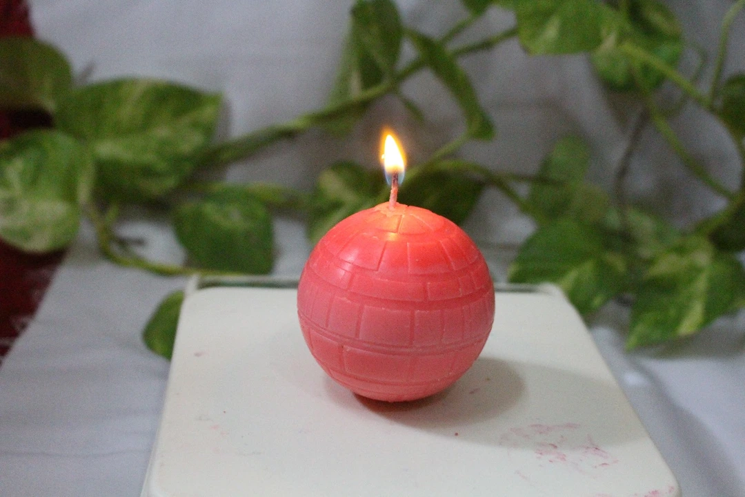 Ball designed candle uploaded by business on 10/27/2023