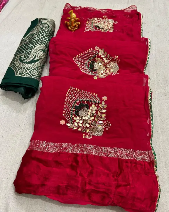Product uploaded by Jaipuri wholesale gotta patti kurtis nd sarees on 10/27/2023