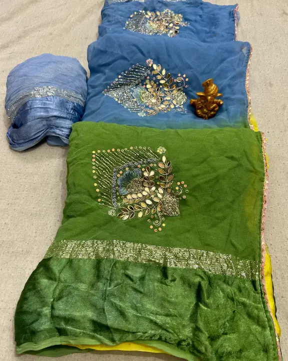 Product uploaded by Jaipuri wholesale gotta patti kurtis nd sarees on 10/27/2023