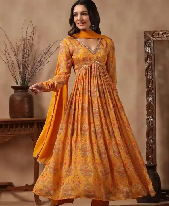 Gown uploaded by Taha fashion from surat on 10/27/2023