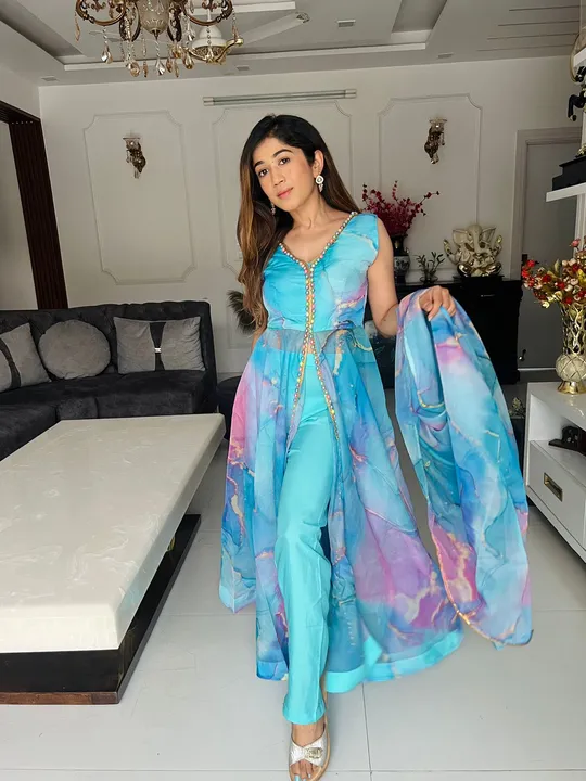Gown uploaded by Taha fashion from surat on 10/27/2023